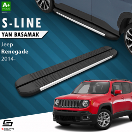 S-Dizayn Jeep Renegade S-Line Aluminyum Yan Basamak 173 Cm 2014 Üzeri