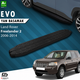 S-Dizayn Land Rover Freelander 2 Evo Siyah Yan Basamak 173 Cm 2006-2014