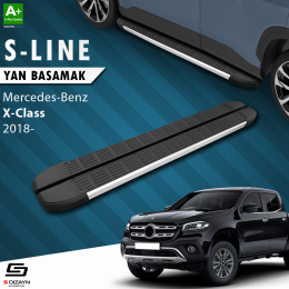 S-Dizayn Mercedes X-Class S-Line Aluminyum Yan Basamak 203 Cm 2018 Üzeri