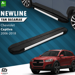S-Dizayn Chevrolet Captiva NewLine Aluminyum Yan Basamak 183 Cm 2006-2018