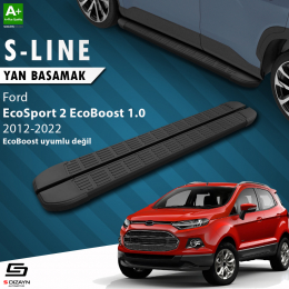 S-Dizayn Ford EcoSport 2 S-Line Siyah Yan Basamak 173 Cm 2012-2022
