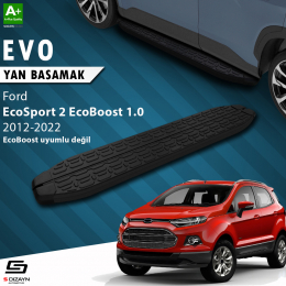 S-Dizayn Ford EcoSport 2 Evo Siyah Yan Basamak 173 Cm 2012-2022