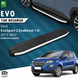 S-Dizayn Ford EcoSport 2 EcoBoost 1.0 Evo Aluminyum Yan Basamak 173 Cm 2012-2022