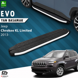S-Dizayn Jeep Cherokee KL Evo Aluminyum Yan Basamak 173 Cm 2013 Üzeri