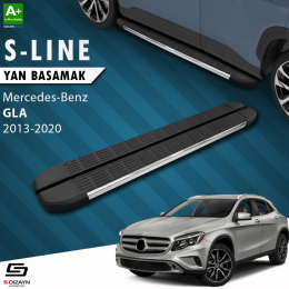 S-Dizayn Mercedes GLA X156 S-Line Krom Yan Basamak 183 Cm 2013-2020