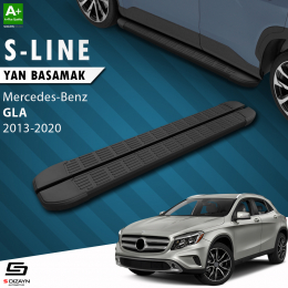 S-Dizayn Mercedes GLA X156 S-Line Siyah Yan Basamak 183 Cm 2013-2020