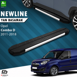 S-Dizayn Opel Combo D NewLine Krom Yan Basamak 193 Cm 2011-2018 A+ Kalite