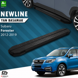 S-Dizayn Subaru Forester 4 NewLine Siyah Yan Basamak 183 Cm 2012-2019