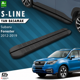 S-Dizayn Subaru Forester 4 S-Line Siyah Yan Basamak 183 Cm 2012-2019