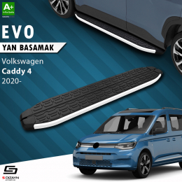 S-Dizayn VW Caddy 4 Evo Aluminyum Yan Basamak 193 Cm 2020 Üzeri