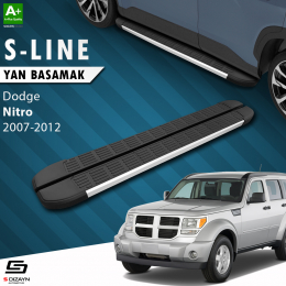 S-Dizayn Dodge Nitro S-Line Aluminyum Yan Basamak 153 Cm 2007-2012