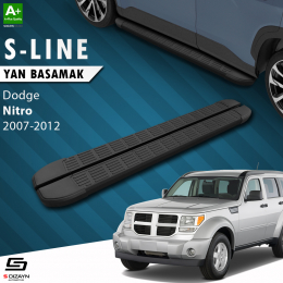 S-Dizayn Dodge Nitro S-Line Siyah Yan Basamak 153 Cm 2007-2012