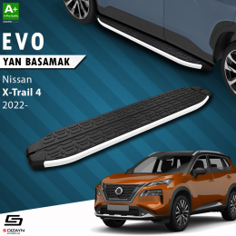 S-Dizayn Nissan X-Trail T33 Evo Aluminyum Yan Basamak 183 Cm 2022 Üzeri