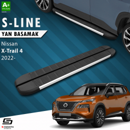 S-Dizayn Nissan X-Trail T33 S-Line Aluminyum Yan Basamak 183 Cm 2022 Üzeri