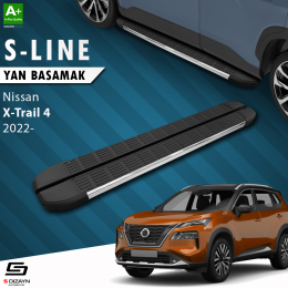 S-Dizayn Nissan X-Trail T33 S-Line Krom Yan Basamak 183 Cm 2022 Üzeri