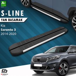 S-Dizayn Kia Sorento 3 S-Line Aluminyum Yan Basamak 183 Cm 2014-2020