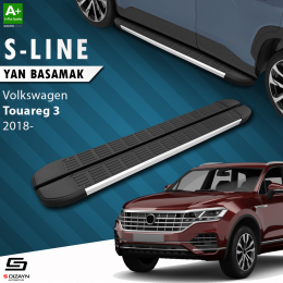 S-Dizayn VW Touareg 3 S-Line Aluminyum Yan Basamak 193 Cm 2018 Üzeri