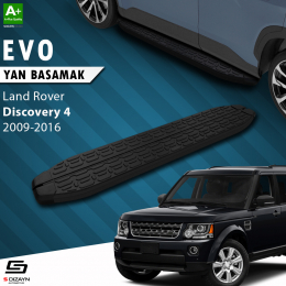 S-Dizayn Land Rover Discovery 4 Evo Siyah Yan Basamak 193 Cm 2009-2016