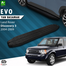 S-Dizayn Land Rover Discovery 3 Evo Siyah Yan Basamak 193 Cm 2004-2009