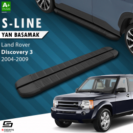 S-Dizayn Land Rover Discovery 3 S-Line Siyah Yan Basamak 193 Cm 2004-2009