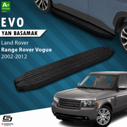 S-Dizayn Land Rover Rover Range Rover Vogue 2 Evo Siyah Yan Basamak 183 Cm 2002-2012