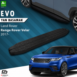 S-Dizayn Land Rover Range Rover Velar Evo Siyah Yan Basamak 193 Cm 2017 Üzeri