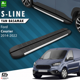 S-Dizayn Ford Courier S-Line Aluminyum Yan Basamak 173 Cm 2014-2022
