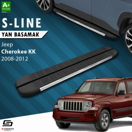 S-Dizayn Jeep Cherokee KK S-Line Krom Yan Basamak 153 Cm 2008-2012