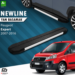 S-Dizayn Peugeot Expert 2 Uzun Şase NewLine Aluminyum Yan Basamak 229 Cm 2007-2016