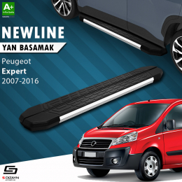 S-Dizayn Peugeot Expert 2 Uzun Şase NewLine Krom Yan Basamak 229 Cm 2007-2016