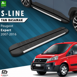 S-Dizayn Peugeot Expert 2 Uzun Şase S-Line Aluminyum Yan Basamak 223 Cm 2007-2016