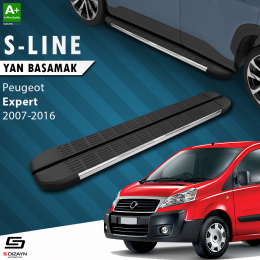 S-Dizayn Peugeot Expert 2 Uzun Şase S-Line Krom Yan Basamak 223 Cm 2007-2016