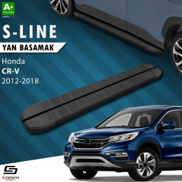 S-Dizayn Honda CR-V 4 S-Line Siyah Yan Basamak 173 Cm 2012-2018 A+ Kalite