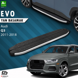 S-Dizayn Audi Q3 8U Evo Krom Yan Basamak 173 Cm 2011-2018