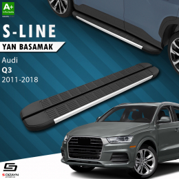S-Dizayn Audi Q3 8U S-Line Aluminyum Yan Basamak 173 Cm 2011-2018