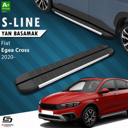 S-Dizayn Fiat Egea Cross S-Line Aluminyum Yan Basamak 183 Cm 2020 Üzeri