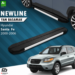 S-Dizayn Hyundai Santa Fe NewLine Aluminyum Yan Basamak 169 Cm 2000-2006
