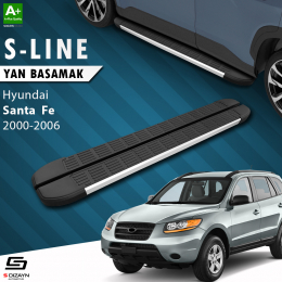 S-Dizayn Hyundai Santa Fe S-Line Aluminyum Yan Basamak 163 Cm 2000-2006