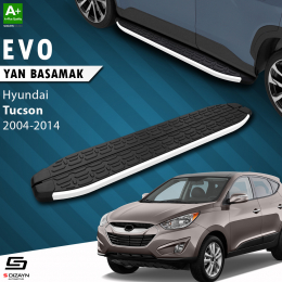 S-Dizayn Hyundai Tucson 2 Evo Aluminyum Yan Basamak 173 Cm 2004-2014