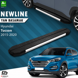 S-Dizayn Hyundai Tucson 3 NewLine Krom Yan Basamak 173 Cm 2015-2020