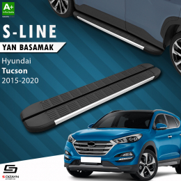 S-Dizayn Hyundai Tucson 3 S-Line Aluminyum Yan Basamak 173 Cm 2015-2020