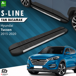 S-Dizayn Hyundai Tucson 3 S-Line Krom Yan Basamak 173 Cm 2015-2020