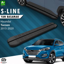 S-Dizayn Hyundai Tucson 3 S-Line Siyah Yan Basamak 173 Cm 2015-2020