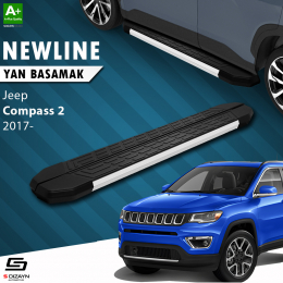 S-Dizayn Jeep Compass 2 NewLine Aluminyum Yan Basamak 173 Cm 2017 Üzeri