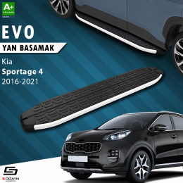 S-Dizayn Kia Sportage 4 Evo Aluminyum Yan Basamak 173 Cm 2016-2021