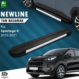 S-Dizayn Kia Sportage 4 NewLine Aluminyum Yan Basamak 173 Cm 2016-2021