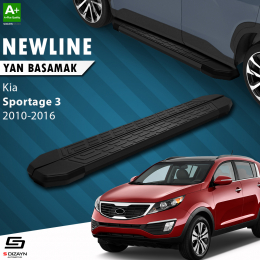 S-Dizayn Kia Sportage 3 NewLine Siyah Yan Basamak 173 Cm 2010-2016