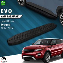 S-Dizayn Land Rover Range Rover Evoque Evo Siyah Yan Basamak 173 Cm 2012-2017