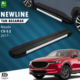 S-Dizayn Mazda CX-5 2 NewLine Aluminyum Yan Basamak 183 Cm 2017 Üzeri