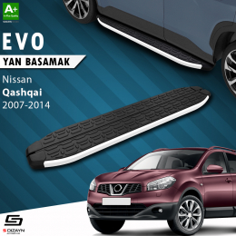 S-Dizayn Nissan Qashqai Evo Aluminyum Yan Basamak 173 Cm 2007-2014